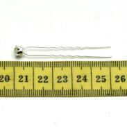 KOKÓWKA 4.5 cm (20 SZT) SREBRNA Z DŻETEM  KKS/20 - 2