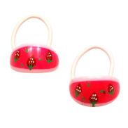 GUMKI DO WŁOSÓW OZDOBNE RÓŻOWE 2 SZTUKI (0569 SA) - 2