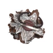 BROSZKA / GUMKA / SPINKA Z CEKINAMI BRĄZOWA                             (0615-41) - 2