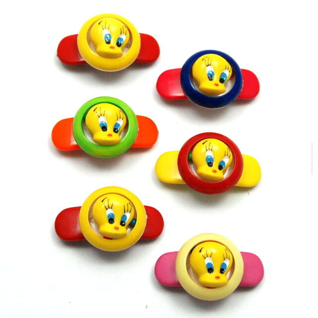 KLAMRY / SPINKI DO WŁOSÓW DZIECIĘCE BAJKOWE (6 SZTUK) 0209-540