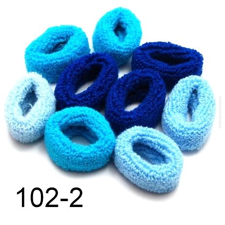 GUMKI FROTKI PUCHATE MIX NIEBIESKI (20 SZTUK)                                                                     0102-2