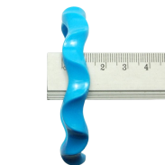 BRANSOLETKI PLASTIKOWE KOLOROWE FALOWANE 6 SZTUK                                                                  (7142 SAM) - 3