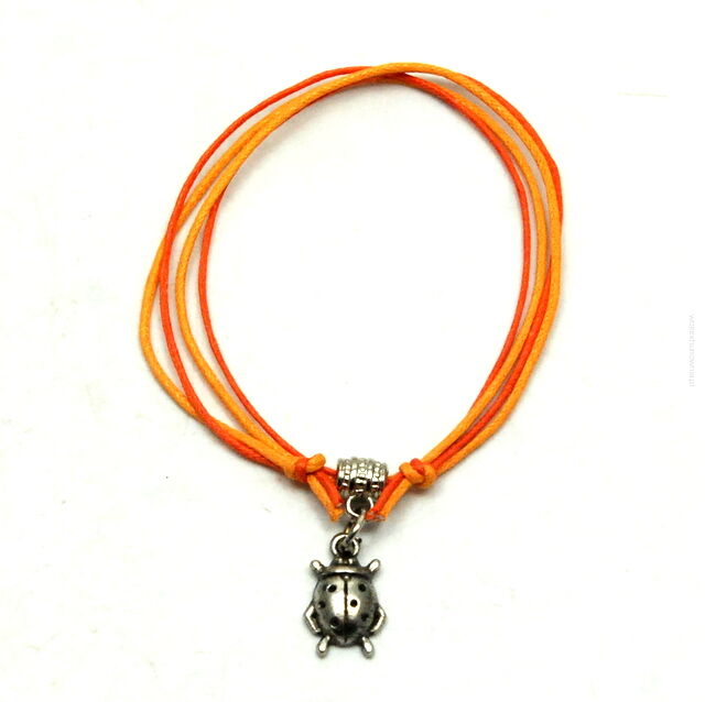 BRANSOLETKA  Z ZAWIESZKĄ W KSZTAŁCIE BIEDRONKI                                                                  0608-283