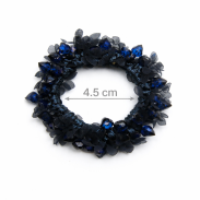 GUMKI DO WŁOSÓW OZDOBNE Z KORALIKAMI 3 SZTUKI                                                  (6E765-1 SAH) - 3