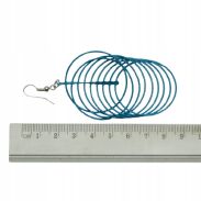 KOLCZYKI METALOWE WISZĄCE 