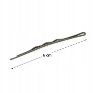 WSUWKI DO WŁOSÓW KARBOWANE / FALOWANE 6 CM – 36 SZTUK     (0732-2 SA) - 2