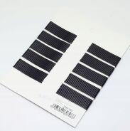 WSUWKI DO WŁOSÓW IZA KARBOWANE CZARNE BEZ KULKI 5 CM                      (205/100) - 3