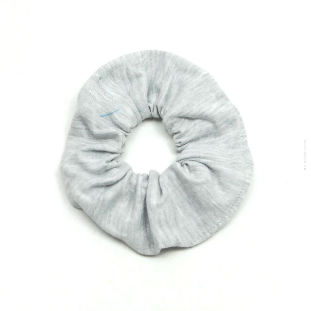 GUMKA DO WŁSÓW ŚREDNIA BAWEŁNIANA SCRUNCHIE POPIEL PRODUKT POLSKI 3 SZTUKI 0233-14