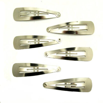 PYKI / SPINKI DO WŁOSÓW W SREBRNYM KOLORZE 12 SZTUK                                                                                              (8286 SA)