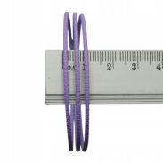 KOLCZYKI  METALOWE KOŁA FIOLETOWE                                                          (7798 SAH) - 3