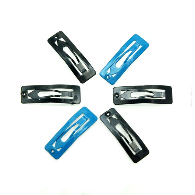 PYKI / SPINKI DO WŁOSÓW MINI KOLOROWE METALOWE 6 SZTUK (4643 S)