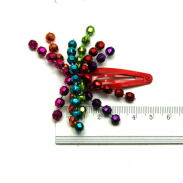 PYKI / SPINKI DO WŁOSÓW DZIECIĘCE Z KORALIKAMI 12 SZTUK 0196-80 - 3