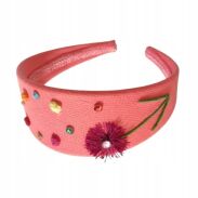 OPASKA DO WŁOSÓW KOLOROWA SZEROKA 3 SZTUKI                         (0019-01 SA) - 4