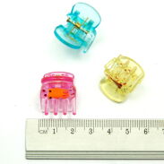 SZCZĘKI DO WŁOSÓW /KRABIKI MAŁE TRANSPARENTNE 18 SZTUK                              (7852-2 SAM2 ) - 3