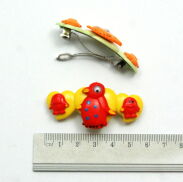 KLAMRY / SPINKI DO WŁOSÓW DZIECIĘCE  KOLOROWE (6 SZTUK) 0209-533 - 2