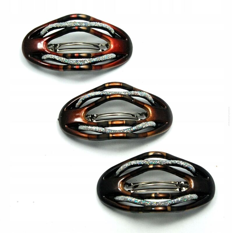 KLAMRY / AUTOMATY DO WŁOSÓW OZDOBNE 6 SZTUK                                                                      (0602 SAM)