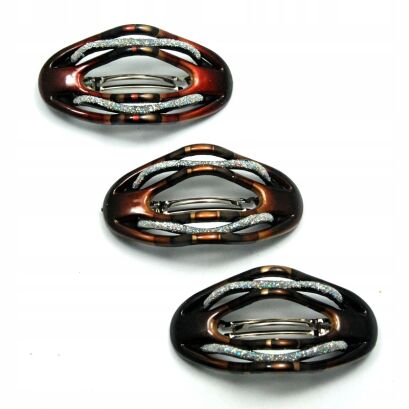 KLAMRY / AUTOMATY DO WŁOSÓW OZDOBNE 6 SZTUK                                                                      (0602 SAM)