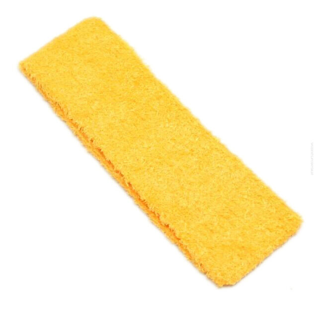 OPASKA NA GŁOWĘ ELASTYCZNA Z FROTY ŻÓŁTA (6 cm) 0193