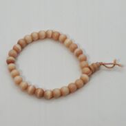 BRANSOLETKA NA GUMCE SZKLANA Z KORALIKAMI 2 SZTUKI                                (7027-3 AS) - 4