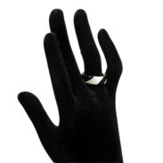 PIERŚCIONKI BIAŁO-CZARNE PLASTIKOWE – ZESTAW 5 SZTUK                     (0608-25) - 2