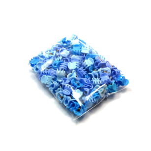 SZCZĘKI / KRABIKI MINI MIX BŁĘKITNY (100 SZTUK)                                                        0146-508