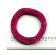 GUMKI DO WŁOSÓW FROTKI DUŻE RÓŻOWE (6 SZTUK) 0245-21 - 3