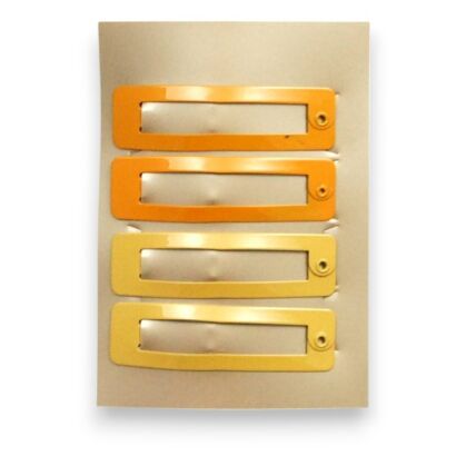 PYKI / SPINKI DO WŁOSÓW BEZ OZDÓB METALOWE 4 SZTUKI (0248 S)