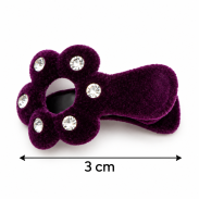 SPINKI / PELIKANY MAŁE WELUROWE 6 SZTUK  (0167-17 SAH) - 4