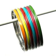 BRANSOLETKI  METALOWE (6 SZTUK)                                                                       0604-09 - 2