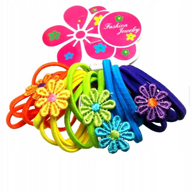 GUMKI DO WŁOSÓW DZIECIĘCE KOLOROWE 20 SZTUK         (3251 SA)