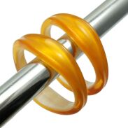 BRANSOLETKI PLASTIKOWE ŻÓŁTE 2 SZTUKI                                                                    (5673 SAM) - 3