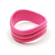 BRANSOLETKI PLASTIKOWE KOLOROWE SZEROKIE 5 SZTUK                                                                  (7104 SAM) - 2