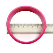 BRANSOLETKI PLASTIKOWE KOLOROWE SZEROKIE 5 SZTUK                                                                  (7104 SAM) - 5