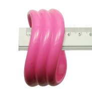 BRANSOLETKI PLASTIKOWE KOLOROWE SZEROKIE 5 SZTUK                                                                  (7104 SAM) - 4