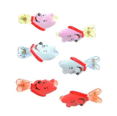 SPINKI DO WŁOSÓW DZIECIĘCE Z MISIAMI 6 SZTUK (0317-955)