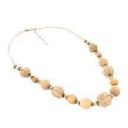 KORALE DREWNIANE / NASZYJNIK                                                                (0611-1039 SAHG) - 2