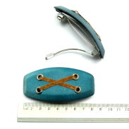 KLAMRY / AUTOMATY DO WŁOSÓW NIEBIESKIE 4 SZTUKI                                                                             (KLD-39 A SH) - 2