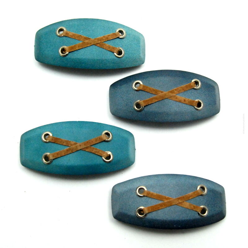 KLAMRY / AUTOMATY DO WŁOSÓW NIEBIESKIE 4 SZTUKI                                                                             (KLD-39 A SH)