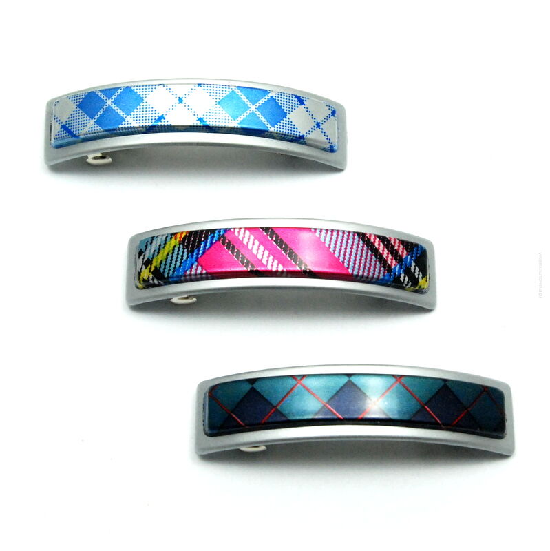 KLAMRY / AUTOMATY DO WŁOSÓW PROSTOKĄTNE 6 SZTUK                                                                             (0540 SAU)