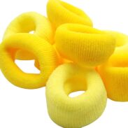 GUMKI DO WŁOSÓW DUŻE ŻÓŁTE 10 SZTUK (0191-504) - 2