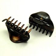 SZCZĘKI DO WŁOSÓW / KLAMRY BRĄZOWE 3 SZTUKI                                                                          (0340-14 SAM) - 3