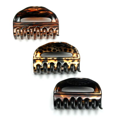 SZCZĘKI DO WŁOSÓW / KLAMRY BRĄZOWE 3 SZTUKI                                                                          (0340-14 SAM)