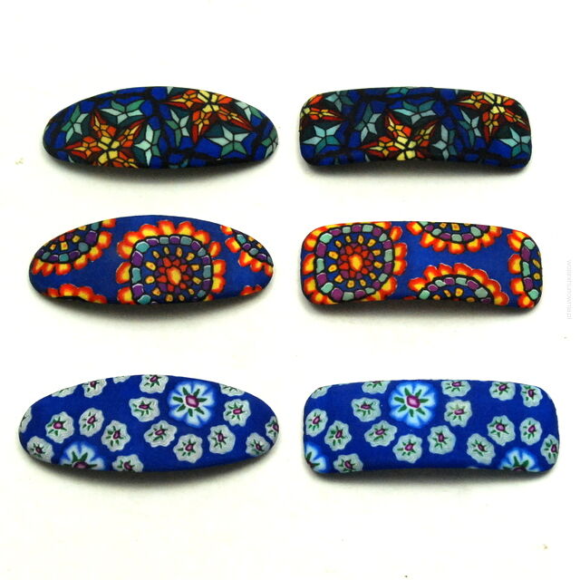 KLAMRY /AUTOMATY DO WŁOSÓW KOLOROWE 6 SZTUK                                                        (0162-501)