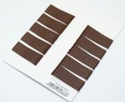 WSUWKA KARBOWANA BRĄZ MAT 5 CM 2 KULKI 100 SZTUK(315/100 MAT) - 3