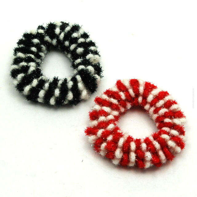 GUMKI DO WŁOSÓW OZDOBNE (4 SZTUKI) MIX KOLOR 0294-58