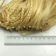 SZCZĘKA / KLAMRA  Z WŁOSAMI / DOPINKA BLOND                                                    (0137-10 SAH) - 4