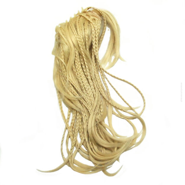 SZCZĘKA / KLAMRA  Z WŁOSAMI / DOPINKA BLOND                                                                               0137-10