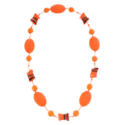 KORALE / NASZYJNIK POMARAŃCZOWY NIEROZPINANY                                               (0611-1008 SAG)