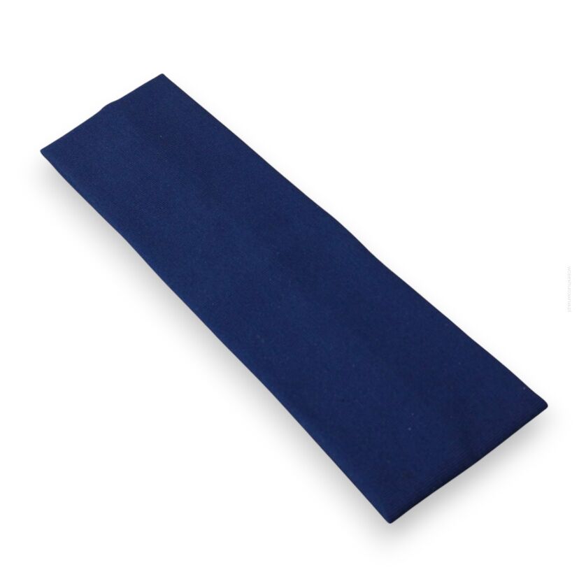 OPASKA NA GŁOWĘ ELASTYCZNA CIEMNY GRANAT WĄSKA 5.5 CM                                   (0171-14)