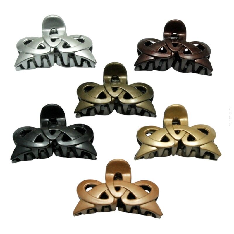 SZCZĘKI / KLAMRY DO WŁOSÓW OZDOBNE 6 SZTUK                                                                           (0311-504 SAH)